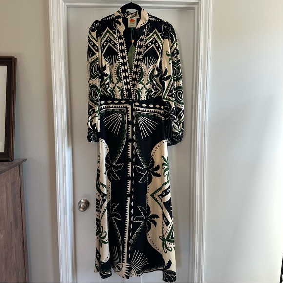 NWT Farm Rio Mystic Scarf Maxi Dress M - Picture 6 of 12